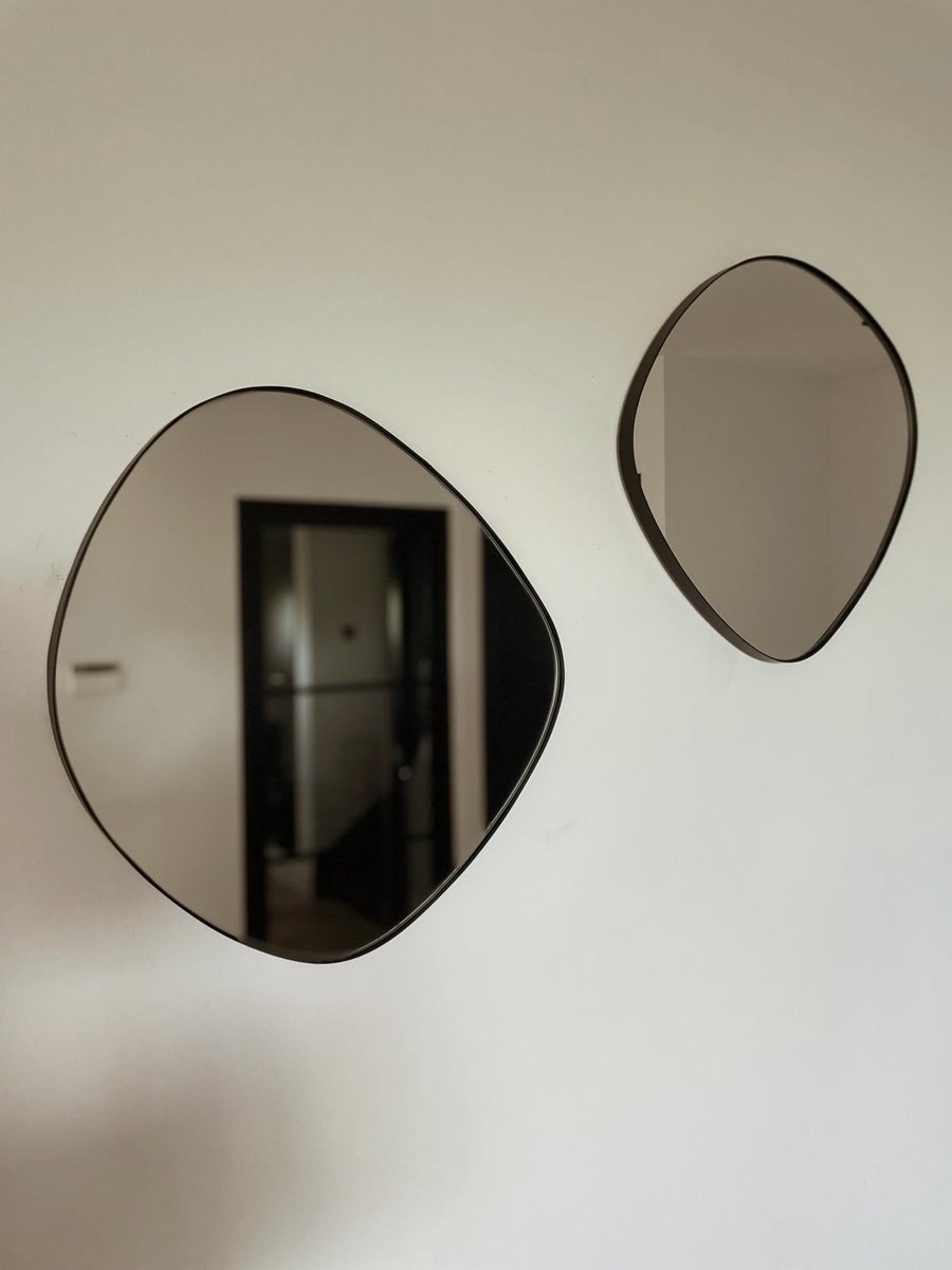 Indore Home - Spiegel Ollie - Organische vorm - Brons - 120cm x 50cm