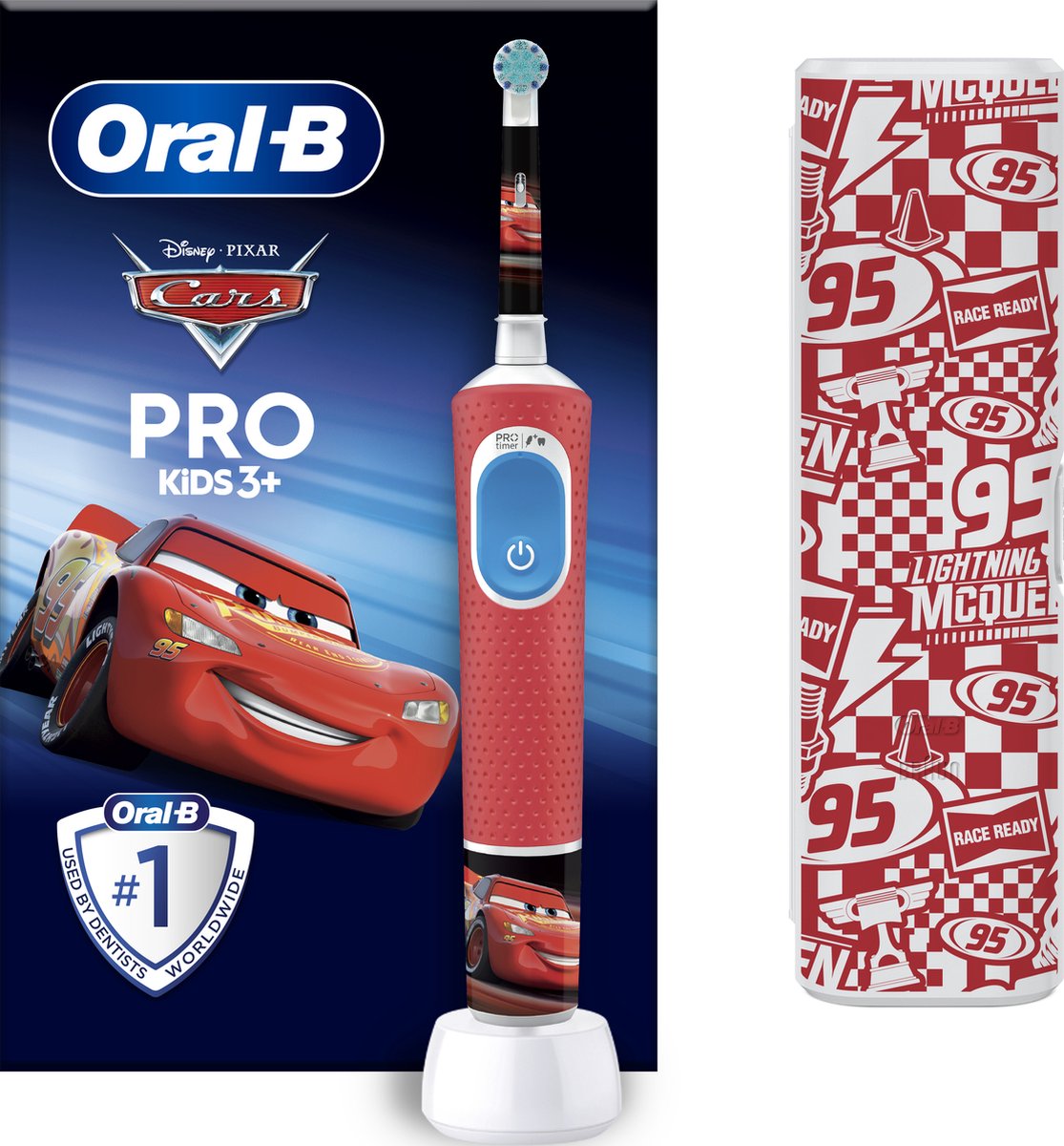 Oral-B Pro Kids - Cars - Elektrische Tandenborstel - Ontworpen Door Braun