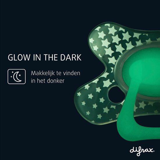 Difrax - Natural Speen - 12+ Maanden - Glow in the Dark - 1 stuk van Difrax — afbeelding 5