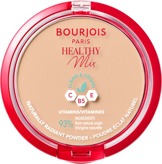 Bourjois Healthy Mix Clean & Vegan Compact Poeder - 04 Golden Beige
