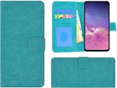 Pearlycase Turquoise Hoes Wallet Book Case voor Samsung Galaxy S10e
