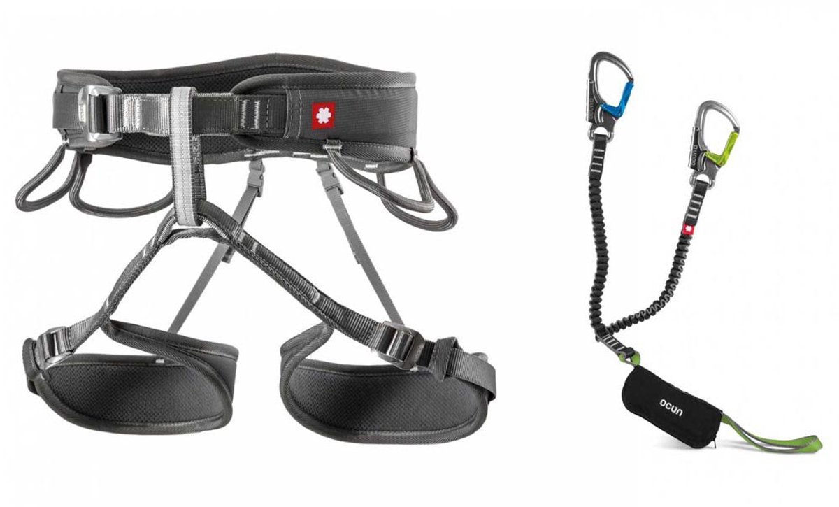 Ocun Twist Via Ferrata-set Zwart M-XL