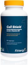 Fittergy Supplements - Cell Shield - Antioxidantencomplex zonder vitamine B6 pot - 90 capsules - 1 vitamine B2, C, E, koper, mangaan, zink - Anti-oxidanten - vegan - voedingssupplement