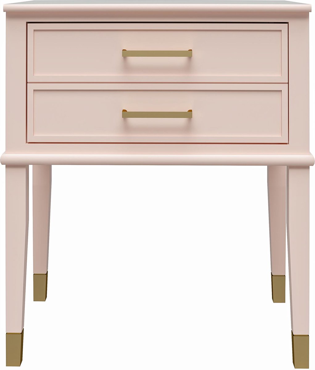 Westerleigh-Endtable - 2-laden - Roze