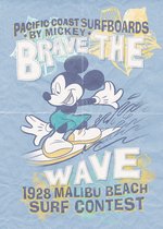 Fotobehang - Mickey Brave the Wave 200x280cm - Vliesbehang