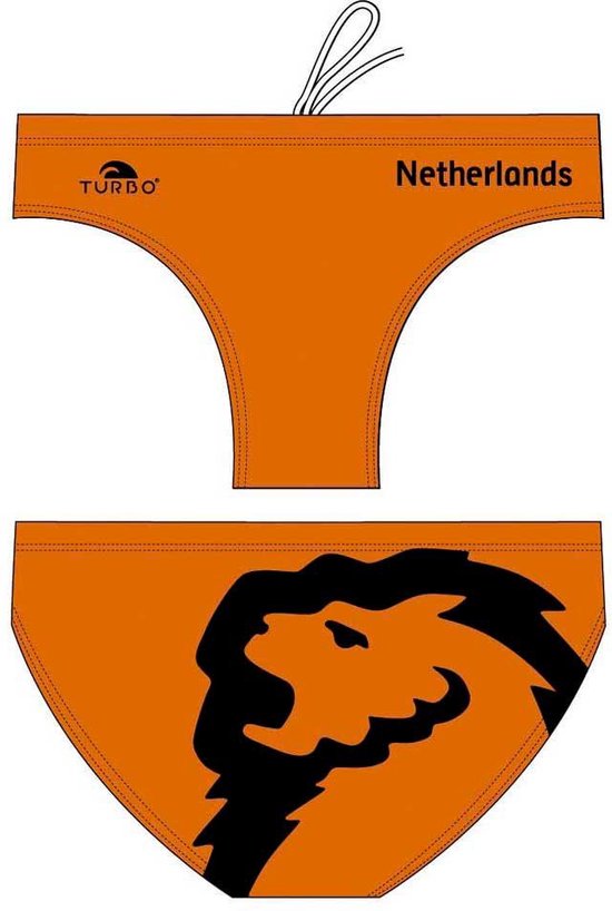 TURBO Holland Zwemslip Heren - Orange - L
