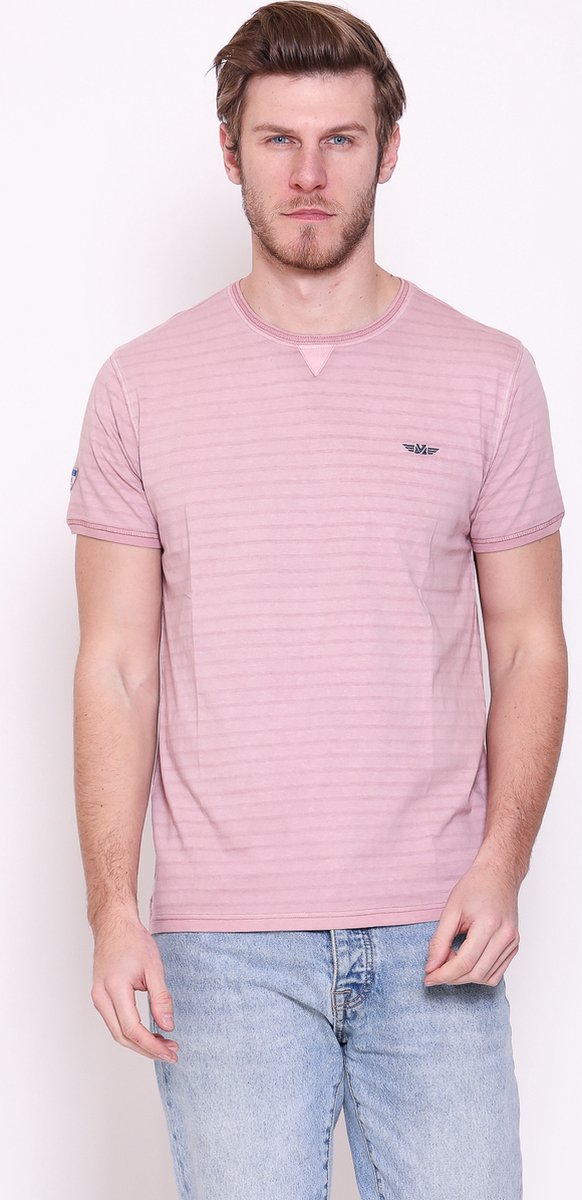 Mezaguz Heren T-Shirt Teemelo Pink Maat L