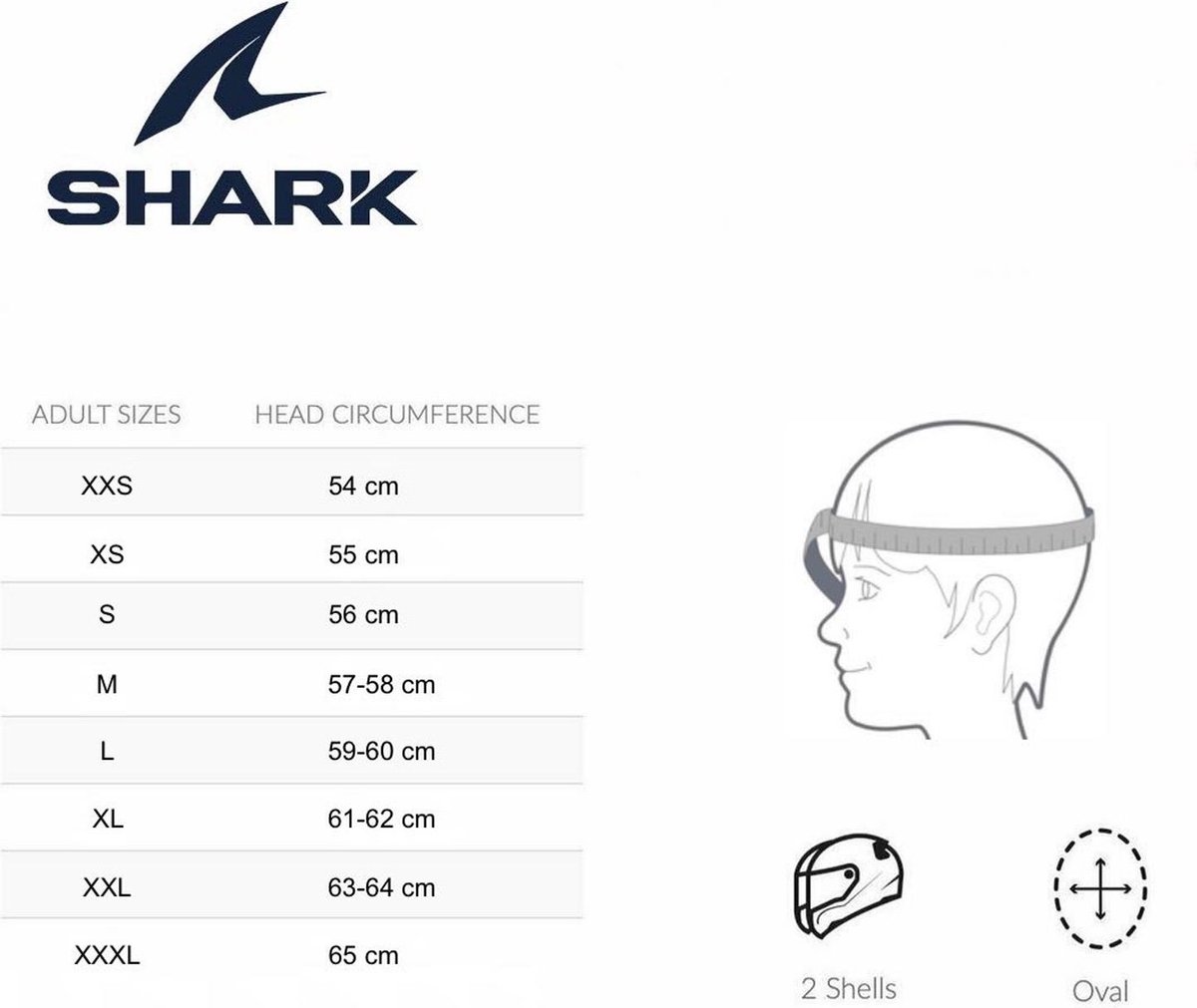 SHARK VARIAL RS CARBON SKIN Motorhelm crosshelm Carbon Wit Carbon - Maat L – foto 2