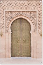 Posters de jardin extérieur porte marocaine - Rose - Art - Portail - 60x90 cm