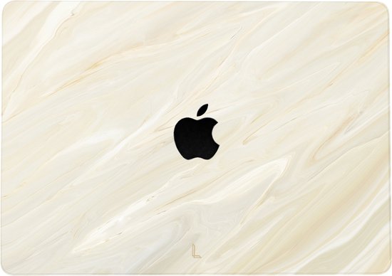 Lunso - MacBook Pro 14 pouces M1/M2 (2021-2023) - Housse de protection - Creamy Vibes