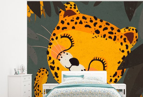 Cheeta - Dieren - jungle - Kinderen - Behangpapier