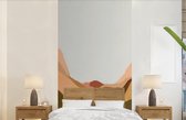 Behang - Fotobehang Natuur - Landschap - Abstract - Kunst - Breedte 120 cm x hoogte 240 cm - Behangpapier