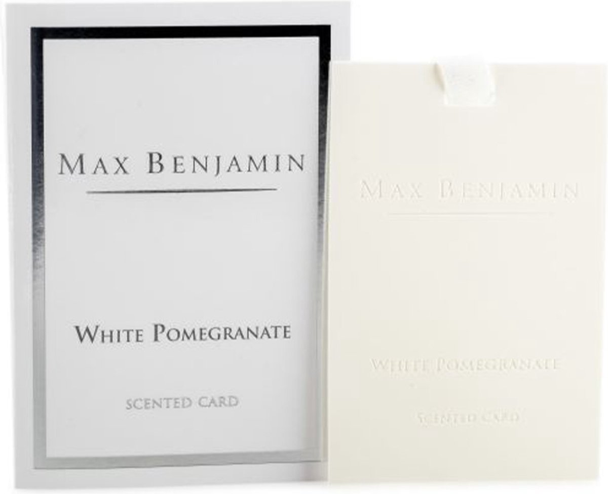 Max Benjamin Geurkaart - White Pomegranate