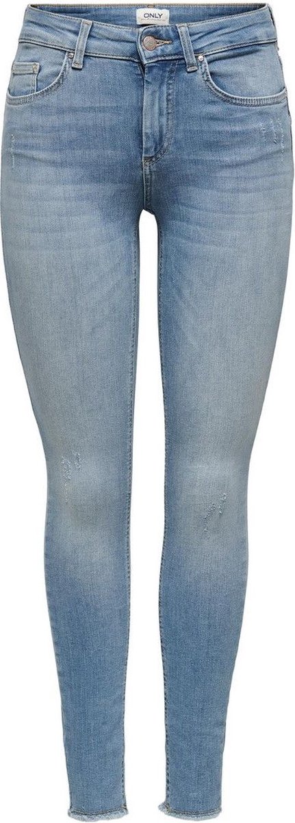 ONLY ONLBLUSH MID WAIST - Skinny Džíny - Dark Blue Denim/tmavomodrý Denim