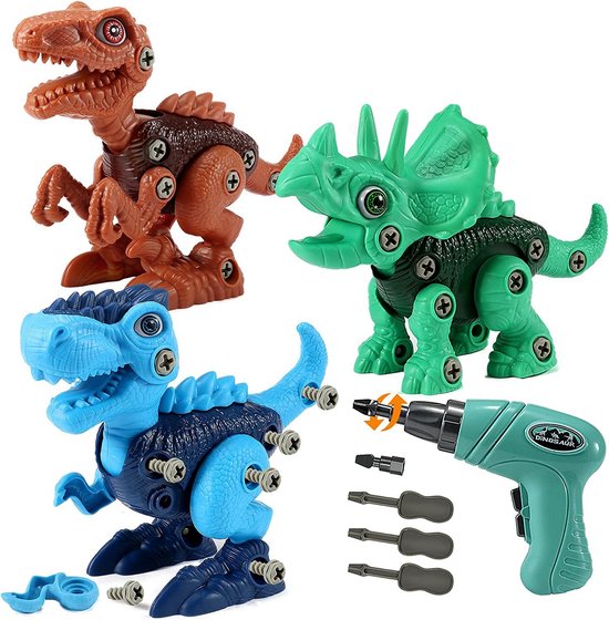 Ensemble de démontage de dinosaures, jouets de bricolage pour