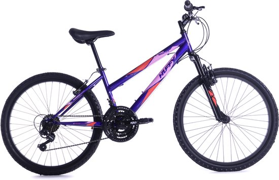 Vélo de montagne Huffy Stone Mountain 24 pouces Filles violet semi-rigide  suspension... | bol
