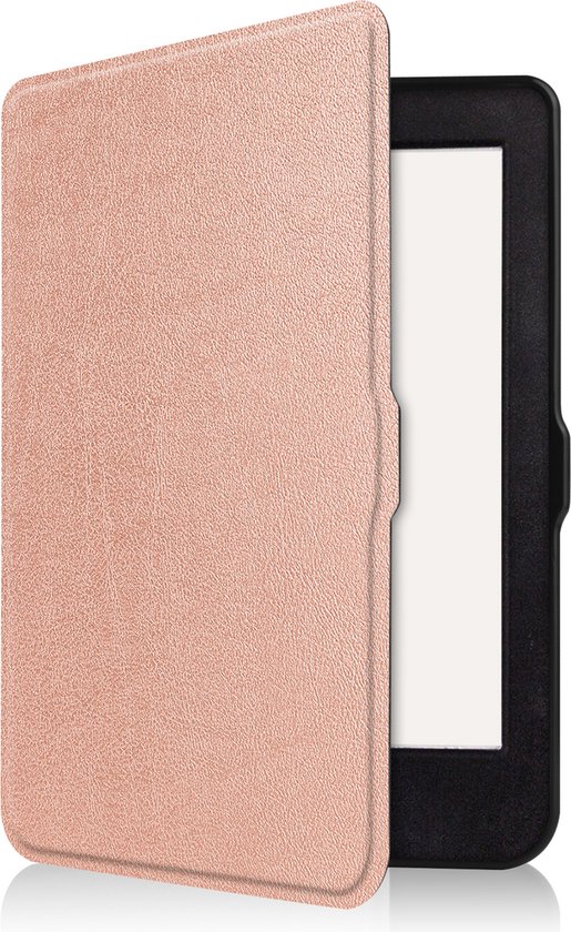 Hoesje Geschikt voor Kobo Nia Hoes Book Case - Hoes Geschikt voor Kobo Nia Hoesje Book Cover - Rosé Goud van Hoesje  — afbeelding 4