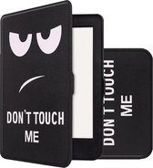Hoes Geschikt voor Kobo Nia Hoesje Bookcase Cover Book Case Hoes Sleepcover - Don't Touch Me