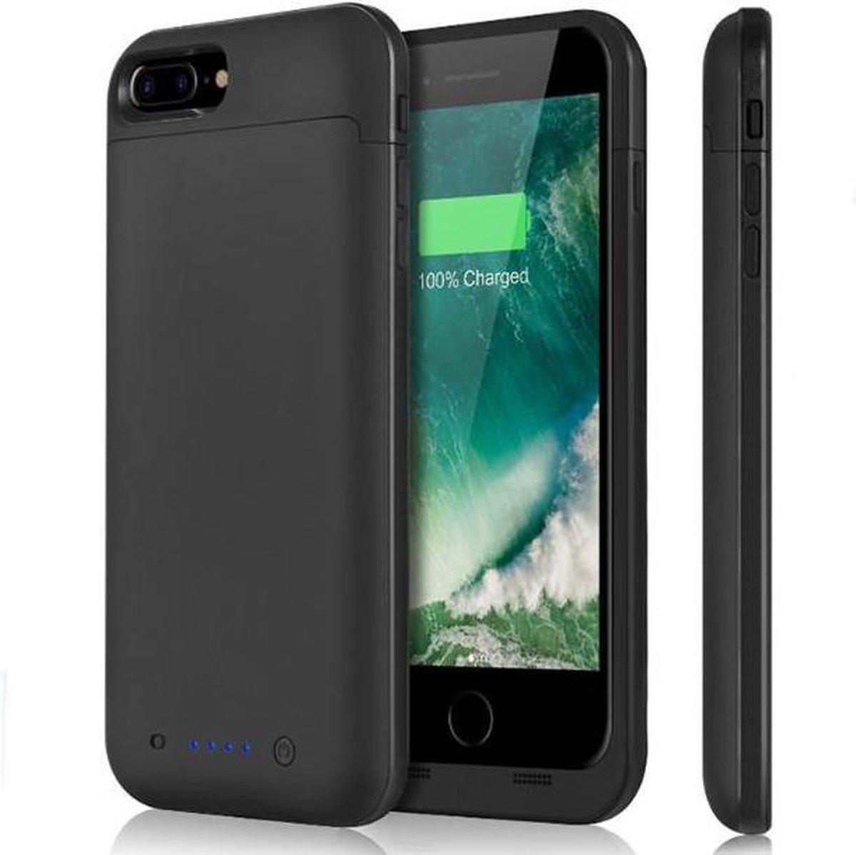 opvolger Umeki pak DrPhone iPhone 7/8 Externe Batterij Hoes - 4500 mAh batterijhoes -  Powerbank Charger... | bol.com