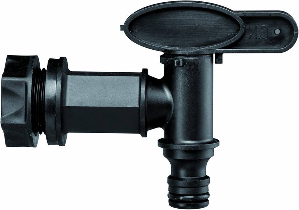 Soluvert - Regenton kraan zwart 3/4"