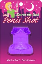Kheper Games Nv.e24 - Feestpakket - Shot Glas In Penis-vorm - Glow-in-the-dark