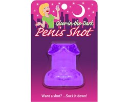 Kheper Games Nv.e24 - Feestpakket - Shot Glas In Penis-vorm - Glow-in-the-dark