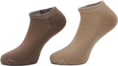 Boru Bamboe Sok Terryfoot Short 2-pack Beige (3 sets)-40/46