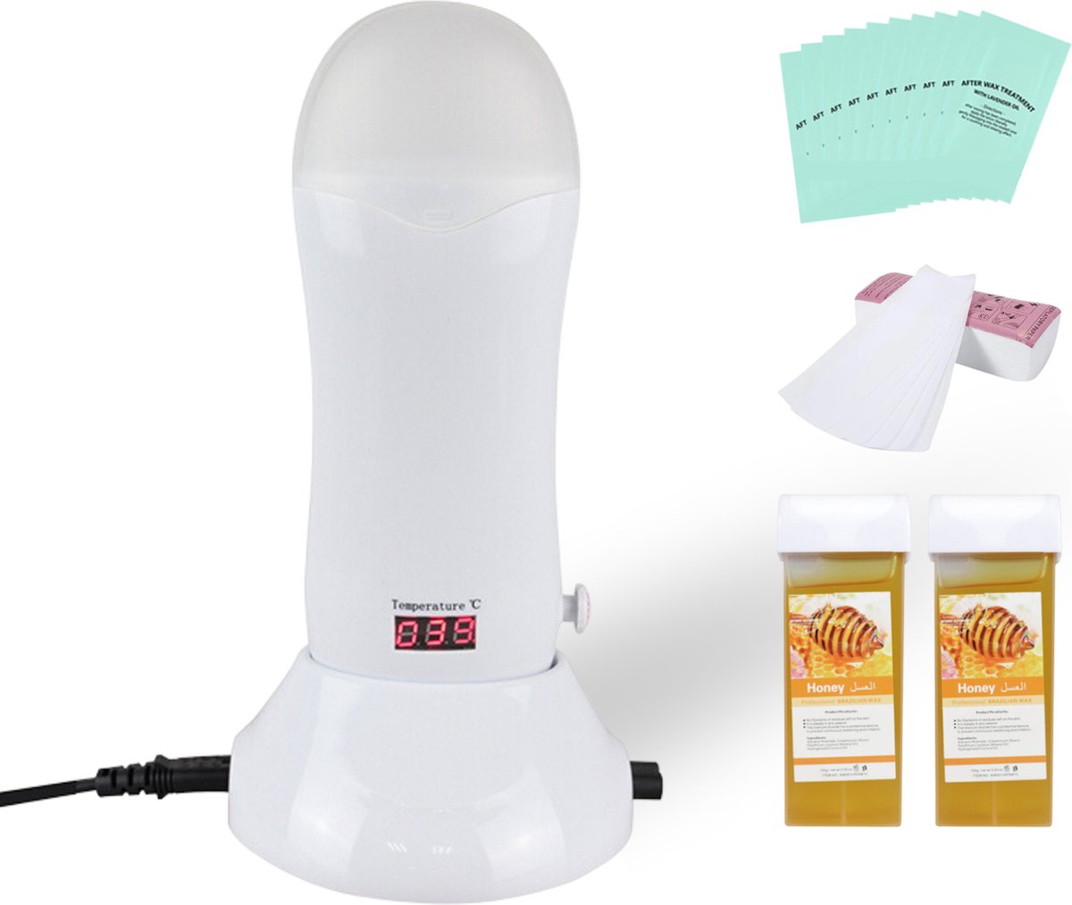 Wax Roller Kit Incl. 2x 100 ML Honing Wax Vullingen, After Wax Care