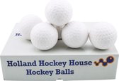 Hockeyballen Dimple wit - no logo - 12 stuks