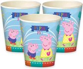 Peppa Pig feestbekers, 8 st