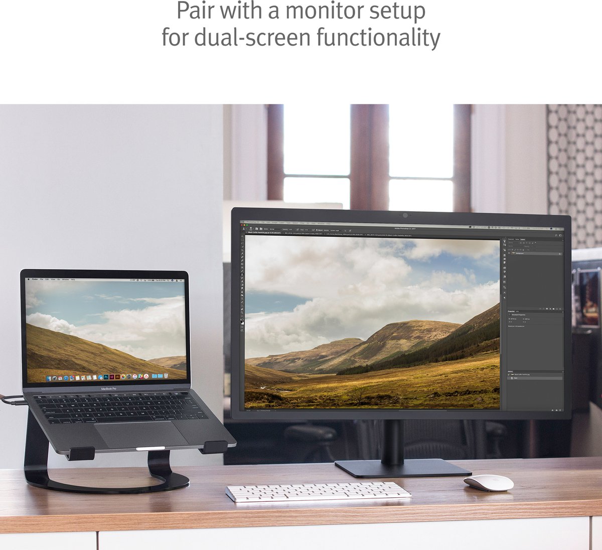 Laptop standaard zwart - Twelve South Curve ergonomische laptophouder 11-17 inch voor MacBook & laptops - Afbeelding 2