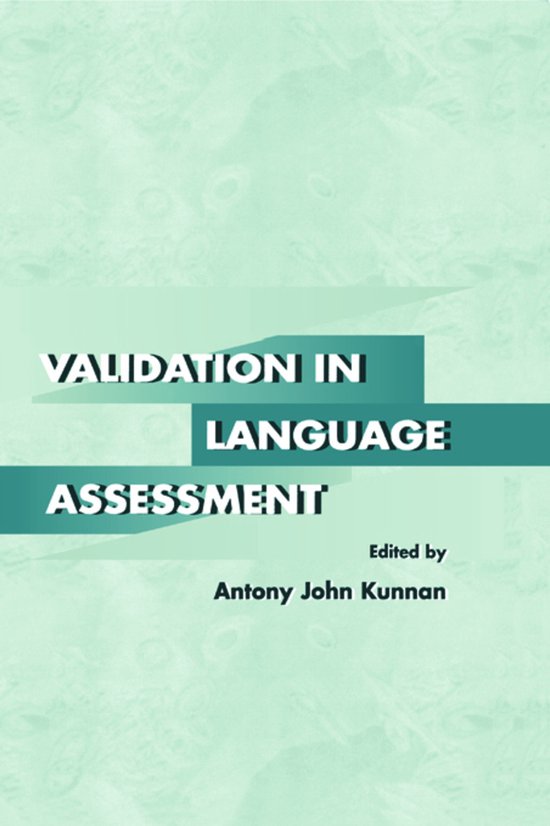Validation in Language Assessment - cover