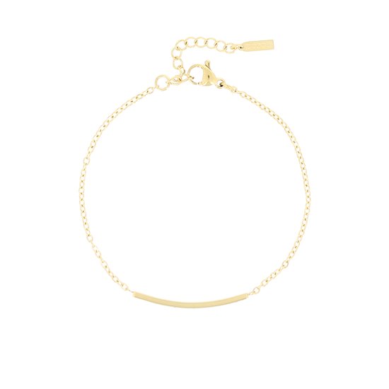 OOZOO Jewellery - goudkleurige armband met strass steentjes - SB-1028