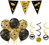 Paperdreams Geslaagd thema party versiering set You did it - Vlaggenlijn/hang deco/12x ballonnen