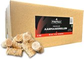 FireTech Premium Aanmaakkrullen - ca. 250 stuks 3kg - Voordeeldoos - Lange Brandduur -Houtwol - Aanmaakwokkels - Aanmaakblokjes