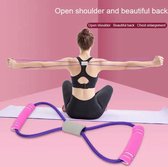 Home Gym-Borst Expander- Pulling Rope Elastische Touw Thuis Sport Fitness Yoga Apparatuur-Weerstandskabel