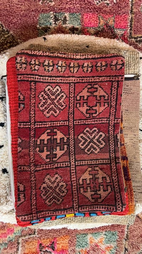 Vintage berber Kussen gevuld 253