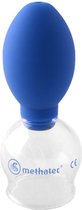 Professionele massage glas cup voor cupping met regelbare zuigkracht 2 kleps vacuumpomp 5 cm