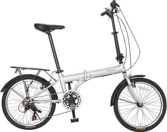 Wheelerz.nl vouwfiets 20 inch – 6-speed Shimano – zilver