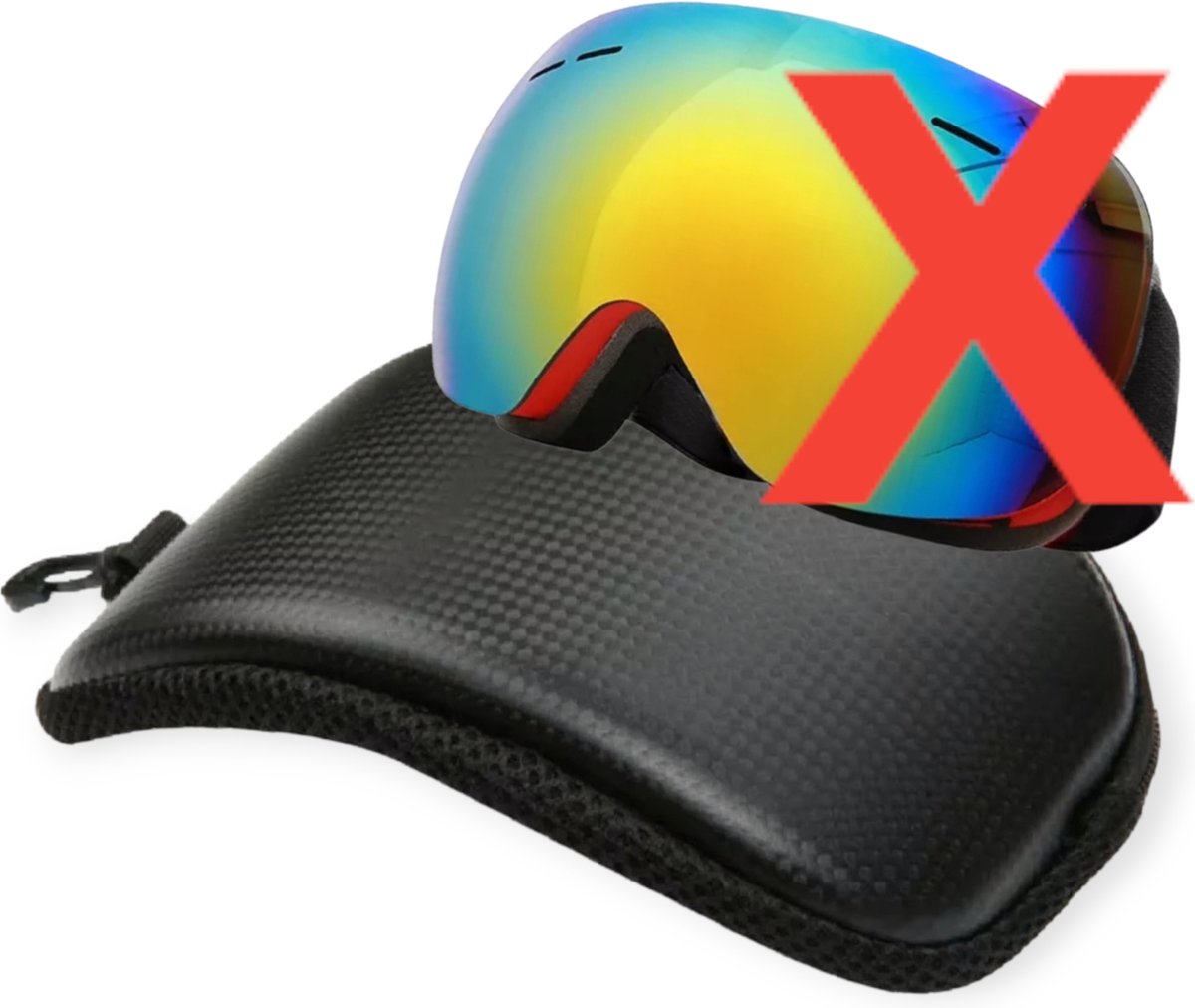 Jobber - Beschermhoes - Voor skibril - Cover - Ski - Goggles - Hard