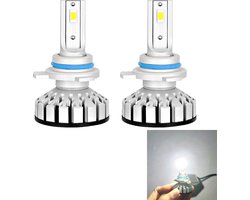 2 STKS R8 9012 / HIR2 30 W 3500LM 6000 K IP65 Waterdichte Auto LED Koplamp met 2 COB Lampen, DC 9-36 V (Wit Licht)