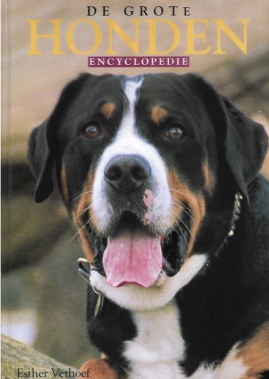 Cover van het boek 'De grote honden encyclopedie' van Esther Verhoef