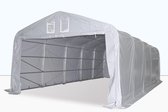 Opslagtent 5x10 | 720 g/m² PVC Brandvertragend | 3,5m hoog - Grijs PVC