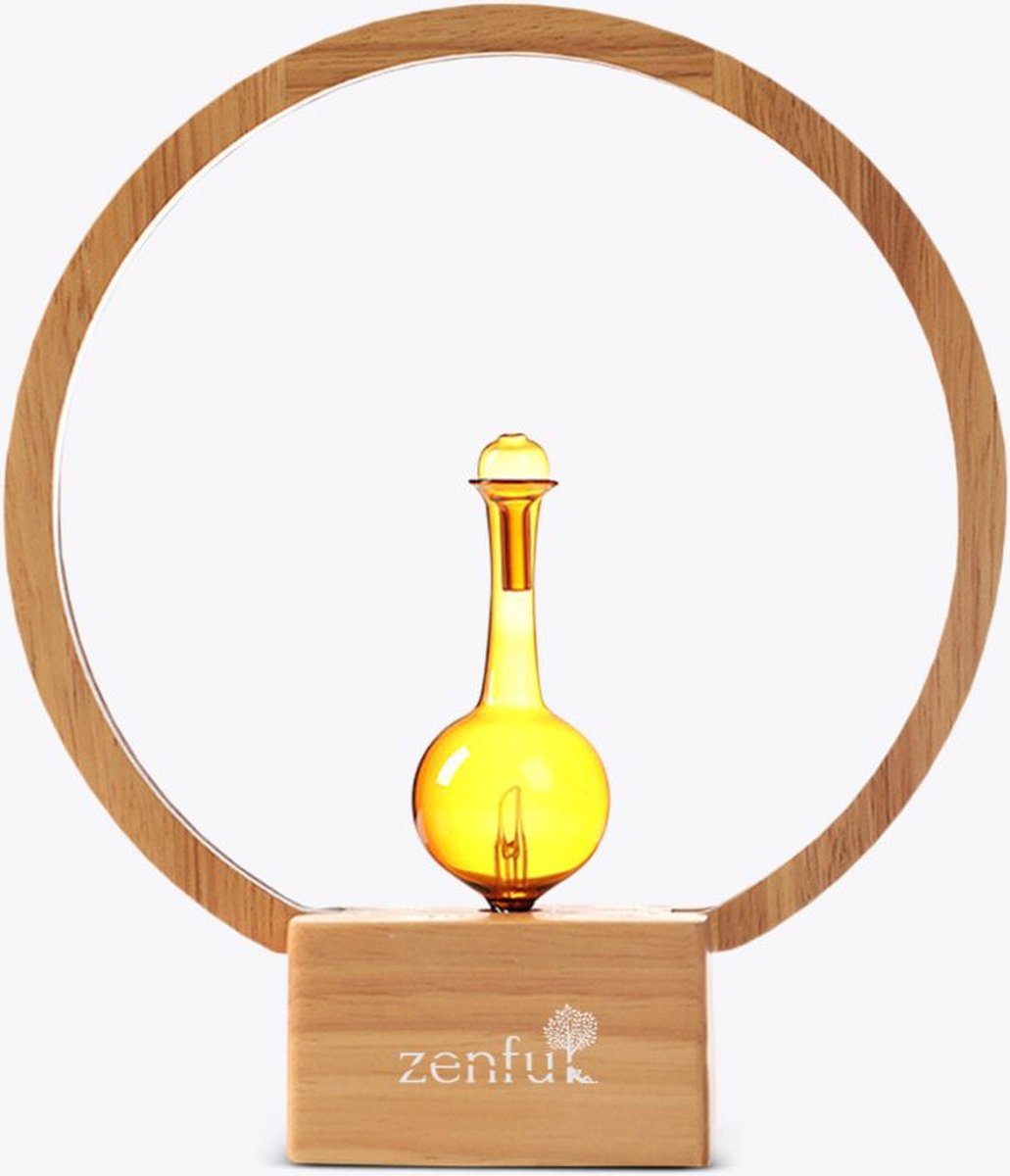 Goedkoopste Nebulizer - Aroma diffuser zonder water - Etherische olie - Aromatherapie - Hout Rond