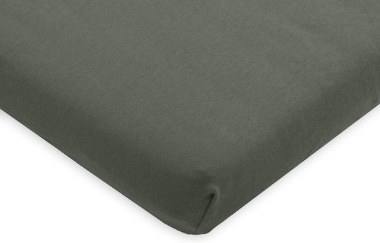 Jollein - Baby Hoeslaken Ledikant Jersey (Ash Green - 2 Stuks) - Katoen - 60x120cm