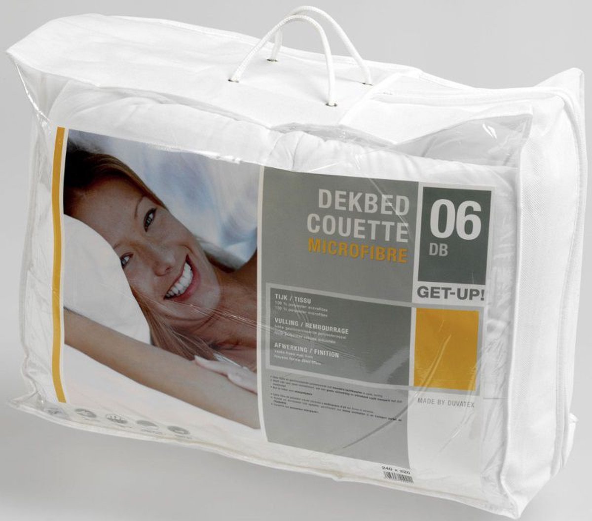 ABZ Dekbed - Microvezel - 100x135 cm - Wit – foto 6