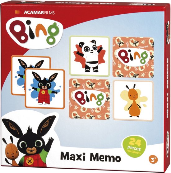 Spel – Memory – Bing – Maxi memo – 24dlg