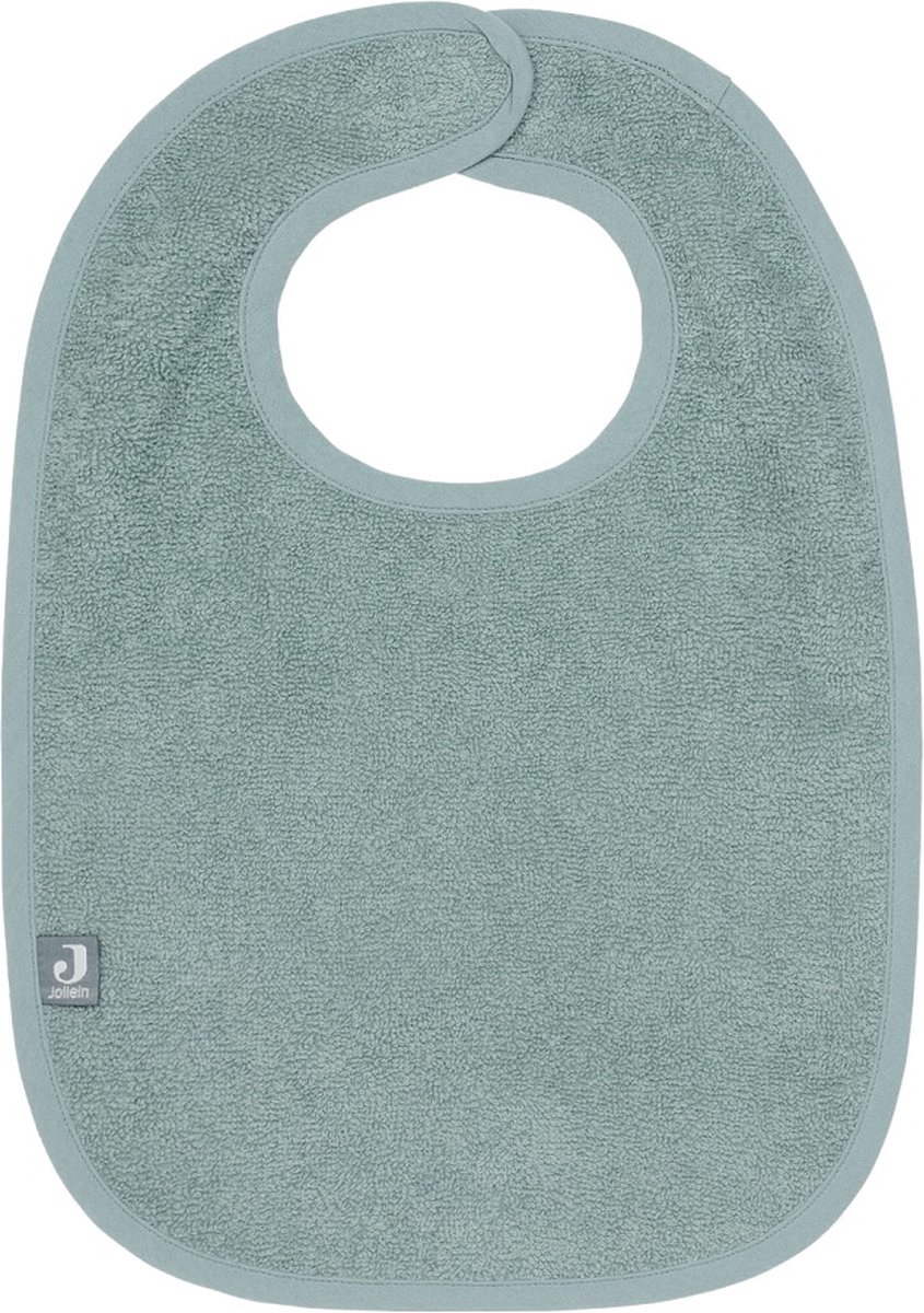 Goedkoopste Jollein - Slab Badstof (Ash Green) - Katoen - Slabbetjes Baby - 37 cm