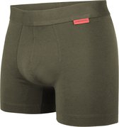 Undiemeister® Olive Green Boxershort Highland Moss - Sous-vêtements Homme Premium - Doux Soyeux - Finition Luxe - Ajustement Parfait