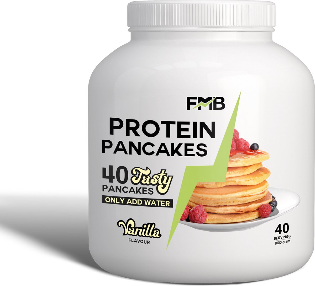 Fit Met Bruno - Protein Pancakes - Vanilla - Proteïne Poeder - Pannenkoeken - Eiwit - 1 KG